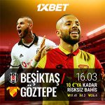 1xbet Beşiktaş - Göztepe maçında 10 Euro bonus veriyor.