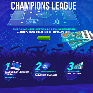 1xbet'te Euro 2020 Final bileti kazanın